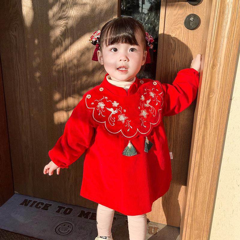 儿童罩衣女宝宝防脏反穿衣外套护衣秋冬季公主围裙婴幼儿围兜罩褂,淘宝优惠券,粉丝福利购,淘宝优惠卷