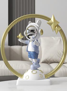 户创意宇航员QJ5478桌面摆件客电视柜入玄关办公室儿童房装新厅房