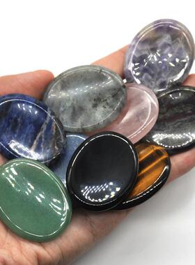 35x45mm Oval Thumb Worry Stone Pocket Palm Gemstone Healing