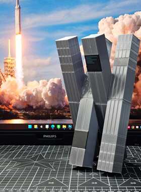 新品 3D打印塔斯/凯斯机器人摆件TARS 200×100×25 屏幕带