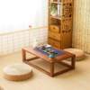 Straw bay window rattan chair mat straw seat cushion corn leaf futon corn husk balcony thin round cushion woven seat