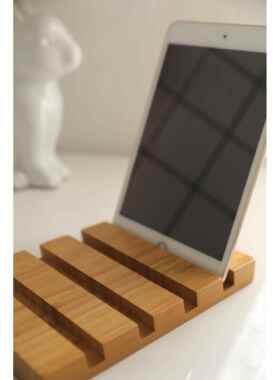 MUSe Garden 材料都值了 加厚一体竹木套三手机pad扩音支架