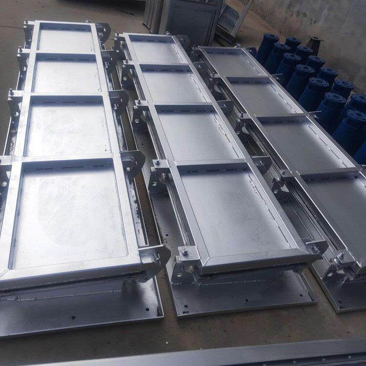 Hydraulic hydraulic flushing door stainless steel fully automatic flushing intelligent adjustment tank system door slamming equipment mechanical gate