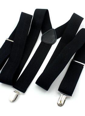 Men's suspenders 3 clip pants suspenders extended suspen
