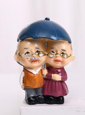 清理库存蛋糕生日礼物宠爱一生爷FM0218爷爷烘培奶奶家件居小摆纪