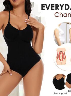 Seamless Bodysuit Shapewear Women Racerback Tank Top Tummy