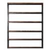 Retro industrial style storage rack kitchen iron solid wood retro bookshelf floor-standing bookcase display rack Nordic multi-layer rack