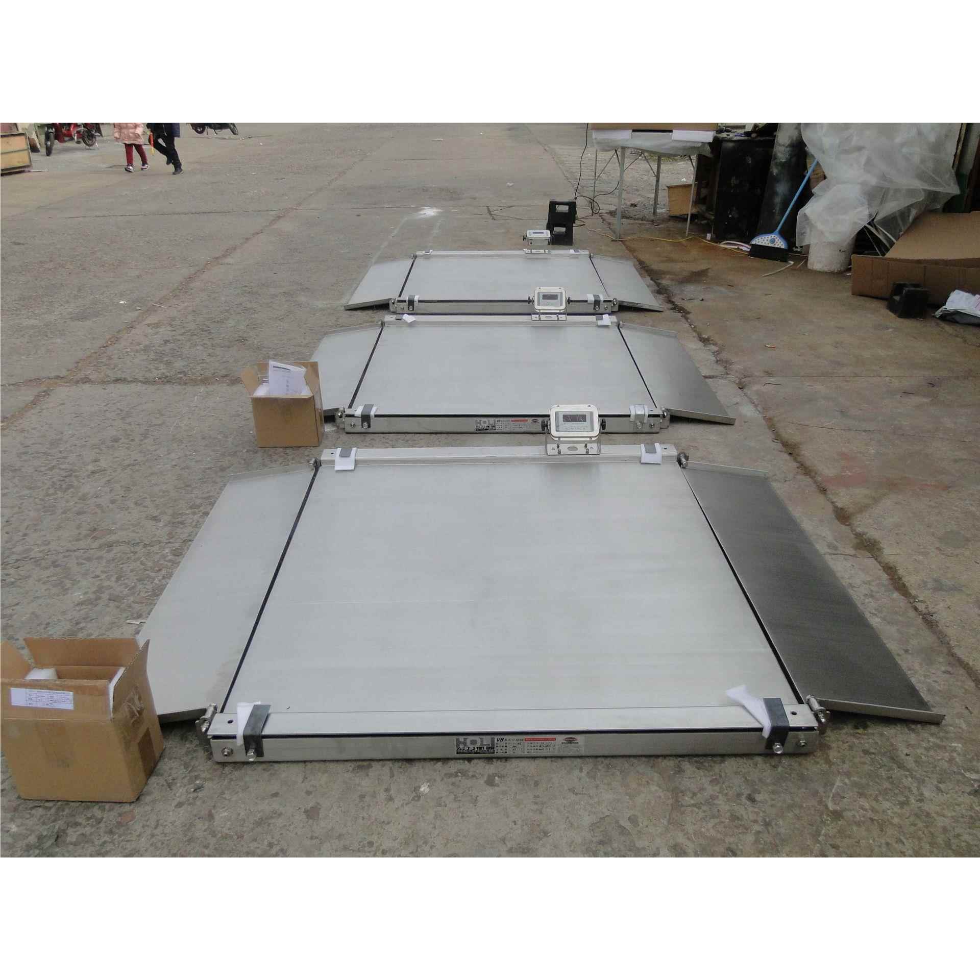 钢超低带斜坡SCS不锈子磅秤1-10吨防水防腐电加子地磅厚面板电平 - 图2