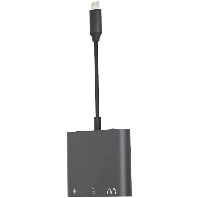 适用iphone手机电子琴钢琴内录 拍摄录制视频声音 直播转换音频线