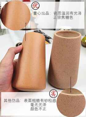 白色陶瓷小花瓶高级感客厅插花干花简约餐桌ins创意桌面装饰摆件