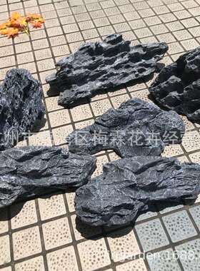 仿真石头园艺盆栽景观造景石头园林装饰树脂玻璃钢不规则石头