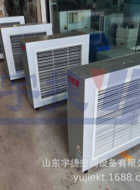 空气能末端散热器温室大棚养殖取暖设备工业大功率蒸汽热水暖风机