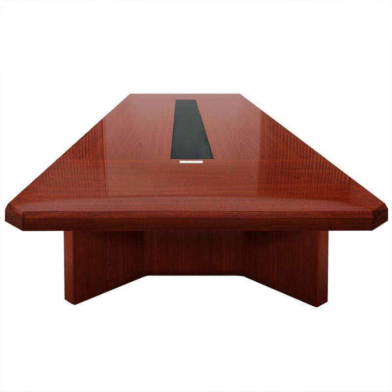 会议桌大型商务现代油漆实木皮烤漆长方形办公桌培训桌办公家具,淘宝优惠券,粉丝福利购,淘宝优惠卷