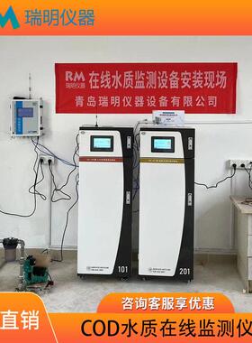 工业在线水质监测仪柜式cod氨氮总磷总氮污水溶解氧实时监测分析