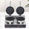 Double-head egg roll machine commercial electric baking pan ice cream crust shrimp crackers crispy machine boiler electric heating ice cream crust stall