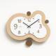 Wozoom house punch-free clock wall clock living room modern minimalist restaurant art fashion creative clock wall hanging