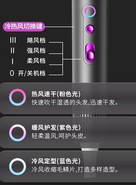 新款强力吹风机家用负离子护发发廊大功率风力速干 干电动静音吹