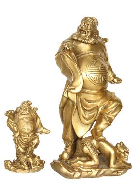 杨铜记（赛龙铜器）铜 钟馗捉鬼 摆件 铜器 用品厂家