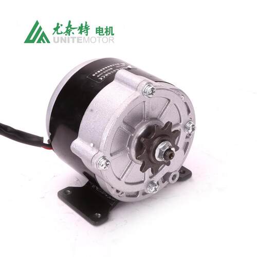 尤奈特电机永磁直流速有刷电机农机发电机250W24V36V MY1016Z2 - 图1