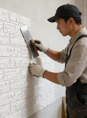 特厚自粘文化石背景墙3d立体壁贴装饰墙面泡沫砖壁纸家用壁纸防水