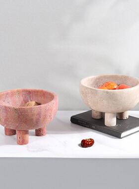 现代欧洲无障碍豪华大理石托盘斯堪的纳维亚储存托盘水果托盘酒店