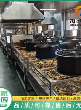 小酥肉油炸机 不粘网带油炸机 美好小酥肉专用油炸设备