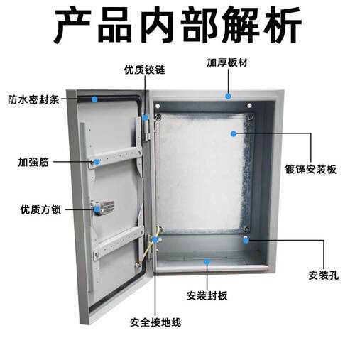 彷威图AE控制箱加厚壁挂基业箱IP55彷威图机柜电控箱电气控制柜 - 图1
