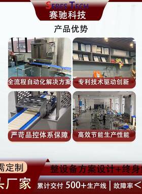 全自动包子生产线商用大型仿手工馒头机300型多路包点、馒头成型