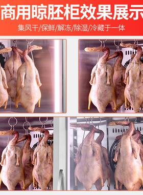 奥立斯烧鸭鹅晾胚柜风冷晾鸭柜风干柜烤鸡风干机烧腊卤鸽保鲜冰柜