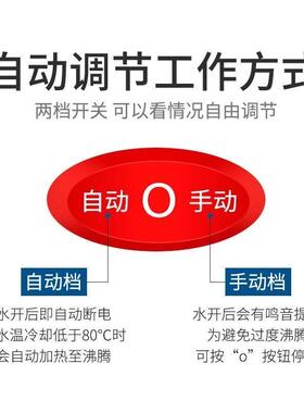 不锈钢电热水壶大容量快煮壶热水壶家用全自动烧水壶电热茶壶