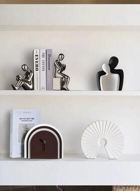 创意现代艺术钟表摆件客厅家用桌面台式座钟静音学生床头台面时钟