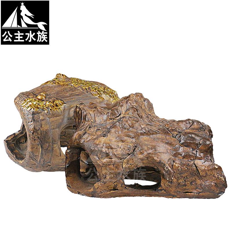 高档小型鱼躲避洞躲避屋中天然陶瓷小鱼鱼鱼躲鱼洞鱼缸大型型特大 - 图1