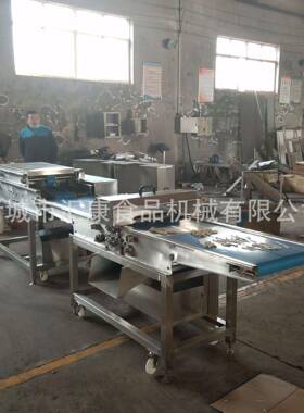 全自动鸡柳加工设备,鸡柳切条流水线,鲜鸡胸肉切条机 无废料切割