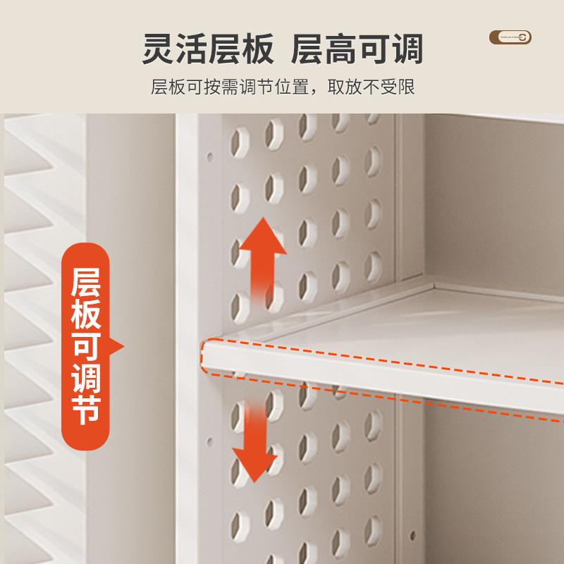 Desktop storage rack simple multi-layer hole board new 2025 children's bookshelf table storage layered ins bookcase