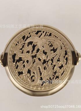 电商直供 香薰炉 龙凤香薰炉 金属铜制 装饰品摆件 礼品
