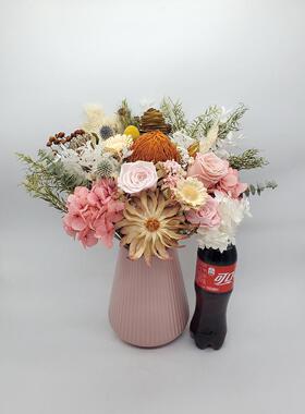 进口干花永生花南非天然真花ins风轻奢干燥花花束桌面摆设装饰摆