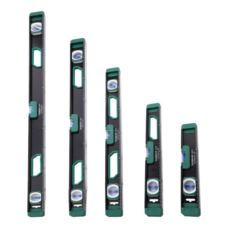 拓森五金工具铝压铸水平尺实心铝合金靠尺多功能平水尺强磁水平仪 - 图3