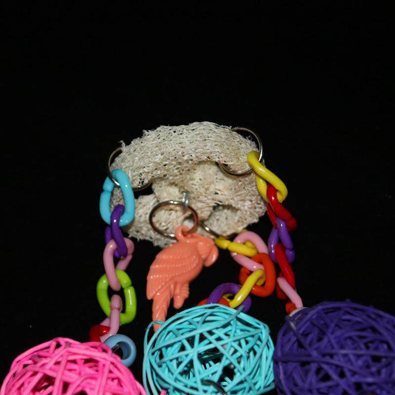 木质鹦鹉秋千 丝瓜啃咬鸟玩具 藤球串鸟用品 鸟笼配件 鹦鹉玩具,淘宝优惠券,粉丝福利购,淘宝优惠卷