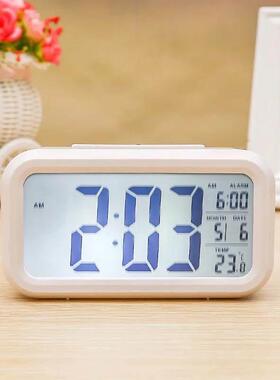 Night-light LED electronic clock alarm small 夜光静音小闹钟