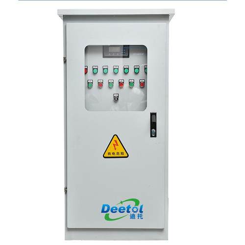 智能恒压供水变频控制柜7.5-55KW风机水泵PLC编程远程调速箱 - 图0