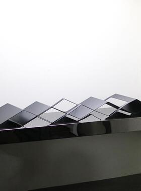 现代轻摆件JXY奢抽象艺术波浪托折叠盘样板房装饰陈列高端收纳盘