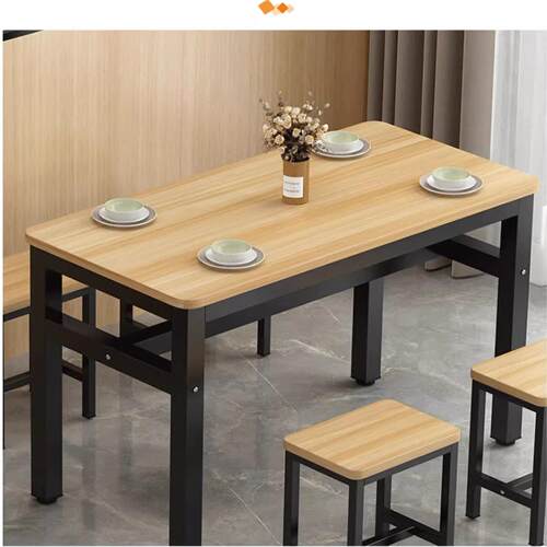 桌子商用餐饮食堂桌椅组合出租房快餐饭店饭厅小吃早餐店面馆餐桌 - 图1