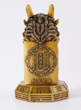 铜太岁石摆件镇守石时来运转石敢貔貅财运石家居客厅桌面装饰