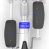 Dynamic bicycle household magnetic control indoor sports silent adjustable resistance elliptical machine pedal body shaping dynamic bicycle