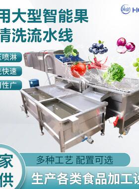 顺鑫 连续式生姜压喷淋清洗机 大姜加工流水线土豆地瓜去泥机器