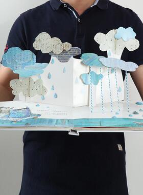 现代简约样板间儿童房装饰书摆件创意小怪兽立体书搭配软装饰品