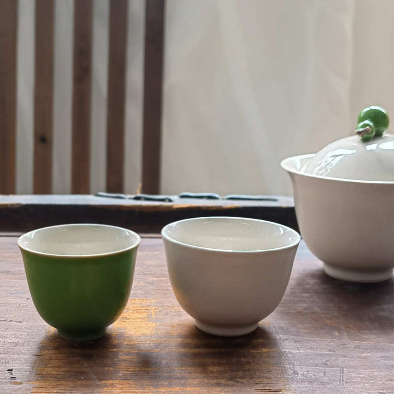 泡茶壶一壶外便携式杯茶杯客快随身旅行福禄包户 草木灰二杯茶具