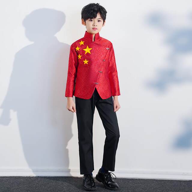 High-end Children's Day chorus service for Chinese boys and girls, Chinese style hosting, reciting by primary and secondary school students