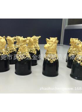 纯锡工艺品酒件玉酒杯套装十二生肖工艺品/礼品/摆件