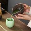 Coarse pottery matcha bowl, Japanese matcha tea set, tea whisk, bamboo matcha brush, hundred books, Song Dynasty tea ceremony